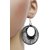 Black Thread Designer Partywear Earring.