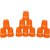 Quick Stack Cups - Speed Training Sports Stacking Cups - Set of 12 by Trademark Innovations (Orange)
