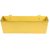 TrustBasket Set Of 2- Rectangular Railing Planter -Yellow and Blue (23 Inch)
