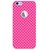 Fuson Designer Phone Back Case Cover Apple IPhone 6 (Logo View Window Case) ( White Dots On Pink )