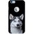 Fuson Designer Phone Back Case Cover Apple IPhone 6 (Logo View Window Case) ( Dog That Stares )