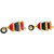 Hand made silk Thread earrings