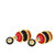 Hand made silk Thread earrings
