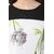 Janasya White Printed Crepe Straight Kurti