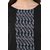 Janasya Black Plain Crepe Straight Kurti