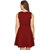 AV Creations fit  flare dress stone embellished around neck ( WINE RED)