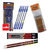 Pack of 5 Cello Fine Grip Ball Pen + Pack of 5 Linc Gold Star Ball Pen + Pack 10 Cello Leader HB Pencils