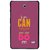 Fuson Purple Designer Phone Back Cover Samsung Galaxy Tab 4 (Dream It And Do It)