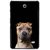 Fuson Brown Designer Phone Back Cover Samsung Galaxy Tab 4 (Cute Dog With Small Ears)