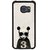 Fuson White Designer Phone Back Cover Samsung Galaxy S6 G920I (Panda Wearing A Jerkin)