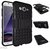 Fone Buddy Hybrid Kick Stand Back Cover Case for Samsung Galaxy J7 (Not for Samsung J7-10) Black