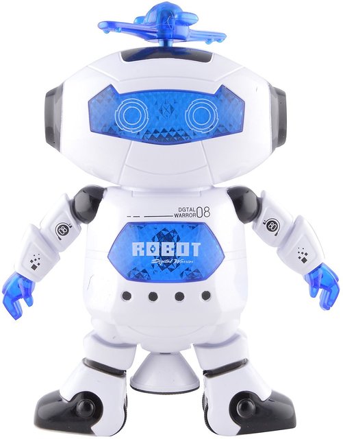 Buy Slick Naughty Dancing Robot with LED Light and Music, Multi Color ...