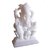 Marble Stone Pooja Ganesh Ganpati Murti White 5 Inch