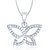 Vk Jewels Flying Butterfly Rhodium Plated Pendant - Ps1033r Vkp1033r by Vkjewelsonline 