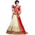 Cream Lehenga Choli With Dupatta