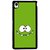 Fuson Designer Phone Back Case Cover Sony Xperia M4 Aqua( Big Eyed Green Face )