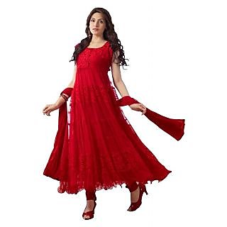 Red Color Anarkali Suit