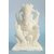 Marble Stone Pooja Ganesh Ganpati Murti White 7 Inch