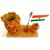 Gangamani Fashions Wooden Ashoka Pen Holder + Flag + Pin Holder
