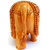 Gangamani Fashions Hand Carved Wooden Elephant 3 inch
