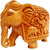 Gangamani Fashions Hand Carved Wooden Elephant 3 inch