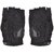 RMA6013 ROMIC  MOTORCYCLE HALF HAND GLOVES BLACK-XL