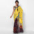 Designer Georgette Saree with heavy pallu half & half style