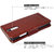Ceego Luxuria Wallet Flip Cover for Lenovo Vibe K5 Note - Ultra Compact with Credit Card Slots  Wallet - Classic Business Style Lenovo K5 Note Flip Case (Walnut Brown)