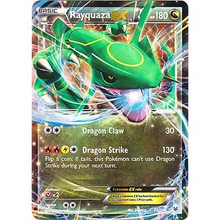 Buy Pokemon - Rayquaza-EX (60/108) - XY Roaring Skies - Holo Online @ 1374  from ShopClues