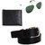 Elligator Black Formal Men Belt (Pack Of 3)