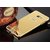 DHEERU TELECOM Premium Luxury Mirror Acrylic back + Metal Bumper Case Cover For Samsung Galaxy J7 PRIME GOLDEN
