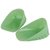 Importikah Heel Pads Cup Insole Cushion Heel Spur Pain Relief 1 Pair Green.