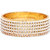 Sukkhi Gold Plated Gold  White Alloy Bracelets For Women