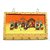 Rastogi Handicrafts Wooden Gemstone Painting 6 Hook Key Holder Wall Hanging