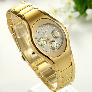 Women Rosra Gold stylish golden watch