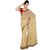 Sareeka Sarees Beige Georgette Lace Saree With Blouse