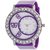 Glory Purple Diamond Fancy Letest Butterfly Print Collection Analog Watch - For Women