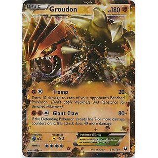 Buy Pokemon - Groudon-EX (54/108) - BW - Dark Explorers - Holo Online @  2129 from ShopClues