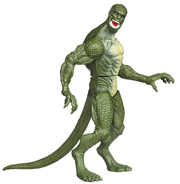 Buy The Amazing Spider-Man Web Battlers Slash Attack Lizard Figure ...