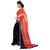 DECENT WORLD Branded Party wear Exclusive Printed Multi colored Georgette Saree with Blouse online