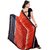DECENT WORLD Branded Party wear Exclusive Printed Multi colored Georgette Saree with Blouse online