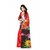 DECENT WORLD Branded Party wear Exclusive Printed Multi colored Georgette Saree with Blouse online