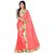 Sareeka Sarees Pink Georgette Printed Saree With Blouse