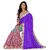 Sareeka Sarees Multicolor Net Printed Saree With Blouse