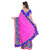 Sareeka Sarees Pink Satin Printed Saree With Blouse