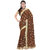 Sareeka Sarees Brown Georgette Printed Saree With Blouse