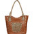 Brown PU Tote Bag