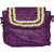 Purple PU Sling Bag