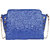Blue PU Sling Bag