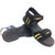Grahakji Men's Black Velcro Floaters